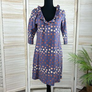 3/$25 Haley and the Hound Parker Knit Polka Dot Dress Small 4-6